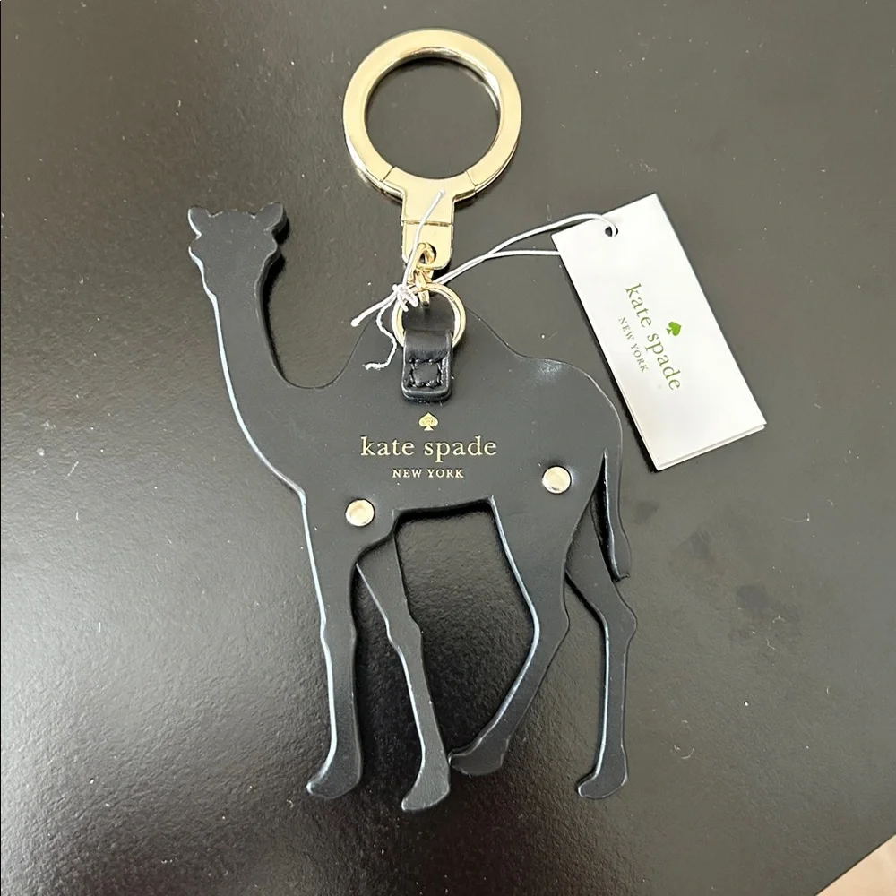 Kate Spade Spice Things Up Camel Keychain NWT WORU0230 - Picture 7 of 13